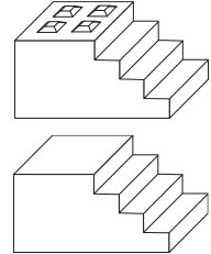 R-Betonblöcke Treppe