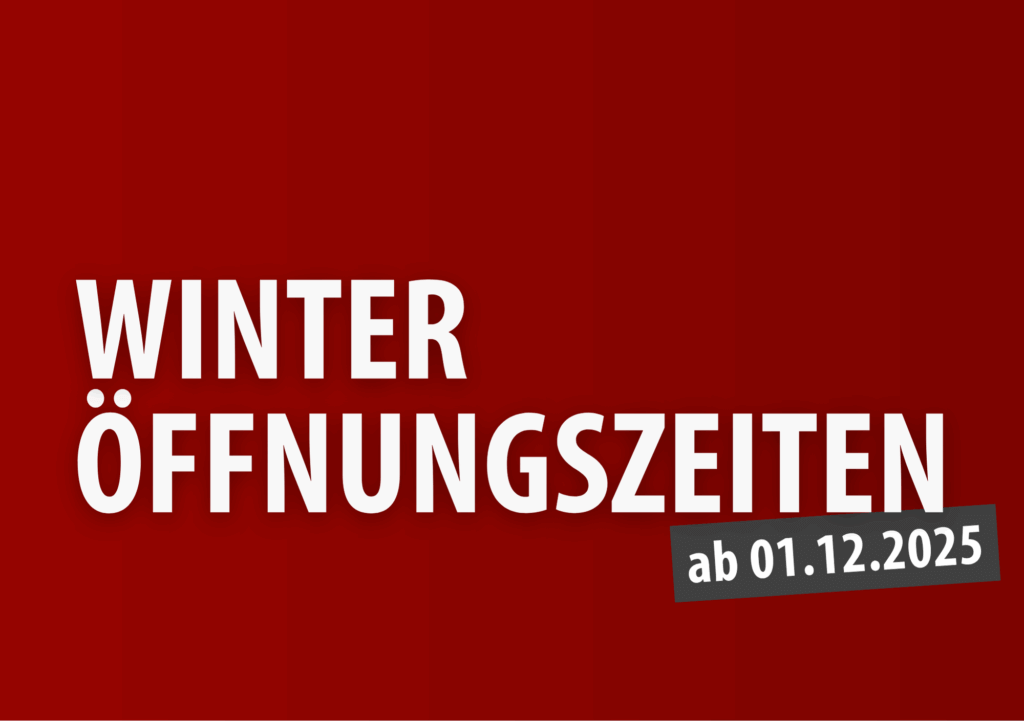 Winter-Öffnungszeiten